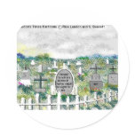 Odd Headstones Funny Cartoon Gifts & Collectibles stickers