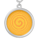 Oddisphere Red Yellow Optical Illusion Pendants