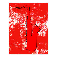 oddRex saxophone Postcard