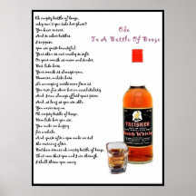 "Ode to a Bottle of Booze" Print
