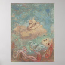 Odilon Redon - The Chariot of Apollo Poster