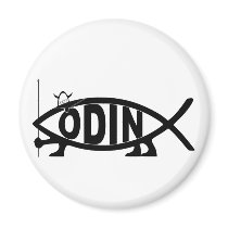 Odin Fish Refrigerator Magnet