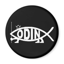 Odin Fish Fridge Magnet