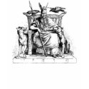 Odin Sketch Norse Gods Nordic Viking Tee t-shirts