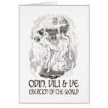 Odin, Vili and Ve cards