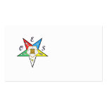 OES Chapter Profile Card business cards