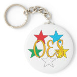 OES Circle of Stars Keychain