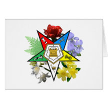 OES Floral Emblem Card