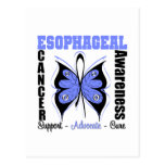 Oesophageal Cancer Awareness Butterfly Postcard