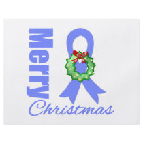 Oesophageal Cancer Awareness Merry Christmas Ribbo Personalized Flyer