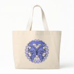 Oesophageal Cancer Butterfly Circle of Ribbons bags