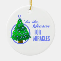 Oesophageal Cancer Christmas Miracles Christmas Ornament