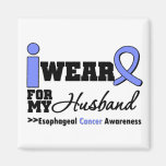 Oesophageal Cancer Periwinkle Ribbon For My Husban Fridge Magnets