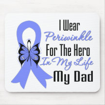 Oesophageal Cancer Ribbon Hero My Dad Mouse Mats