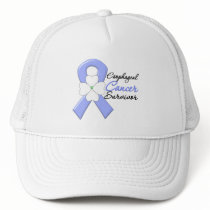 Oesophageal Cancer Survivor Flower Ribbon