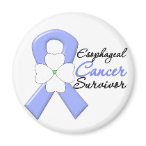 Oesophageal Cancer Survivor Flower Ribbon