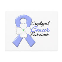 Oesophageal Cancer Survivor Flower Ribbon