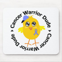 Oesophageal Cancer Warrior Dude Mouse Mats