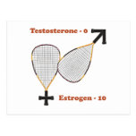 Oestrogen Wins Racquetball Postcard