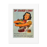Of Course I Can! Vintage World War Two postcards