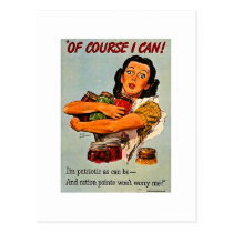 Of Course I Can! Vintage World War Two postcards