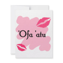 'Ofa 'atu - Tongan I love you Personalized Announcement