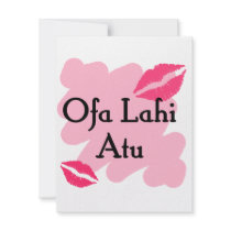 Ofa Lahi Atu - Tongan I love you Custom Invite