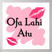 Ofa Lahi Atu - Tongan I love you Poster