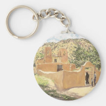 Oferta Para San Esquipula by Walter Ufer Key Chain