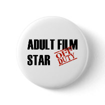 OFF DUTY ADULT FILM STAR LIGHT PINBACK BUTTONS