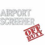 Off Duty Airport Screener embroidered shirts