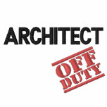 Off Duty Architect Embroidered Hooded Sweatshirt