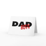 Off Duty Dad (Blk) cards