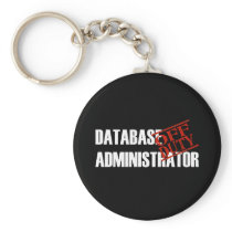 OFF DUTY DATABASE ADMIN DARK KEYCHAIN