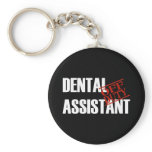 OFF DUTY DENTAL ASSISTANT DARK keychains