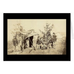 Off Duty Drummer Boys Playing Cards 1862