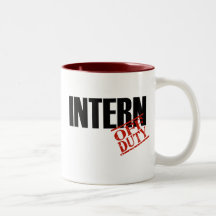 OFF DUTY INTERN COFFEE MUG