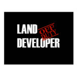 OFF DUTY LAND DEVELOPER DARK POST CARDS