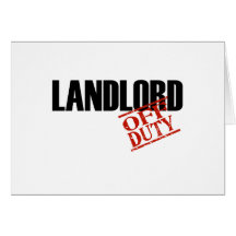 OFF DUTY LANDLORD LIGHT CARDS