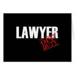 OFF DUTY LAWYER DARK CARDS