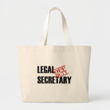 OFF DUTY LEGAL SECRETARY LIGHT CANVAS BAGS