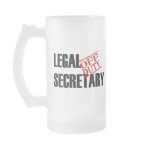 OFF DUTY LEGAL SECRETARY mugs