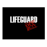 OFF DUTY LIFEGUARD DARK POST CARDS