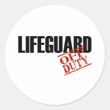 OFF DUTY LIFEGUARD LIGHT STICKERS