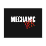 OFF DUTY MECHANIC DARK postcards