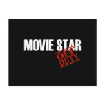 OFF DUTY MOVIE STAR DARK postcards