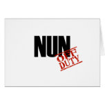 OFF DUTY NUN LIGHT cards
