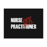 OFF DUTY NURSE PRACTITIONER DARK postcards