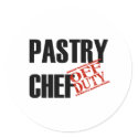 OFF DUTY PASTRY CHEF LIGHT stickers