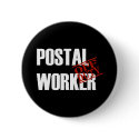 OFF DUTY POSTAL WORKER DARK buttons